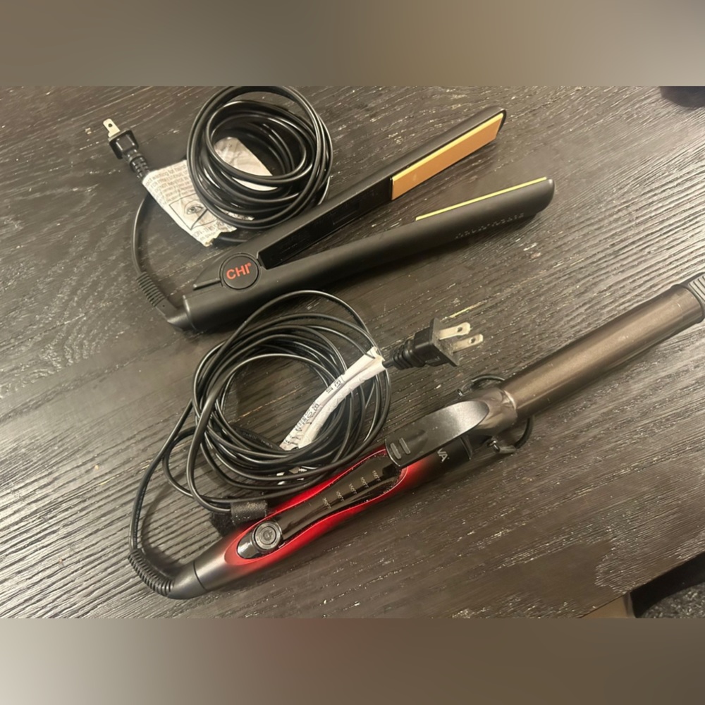 CHI Hair Straightener and Curler Set Women's Hair
